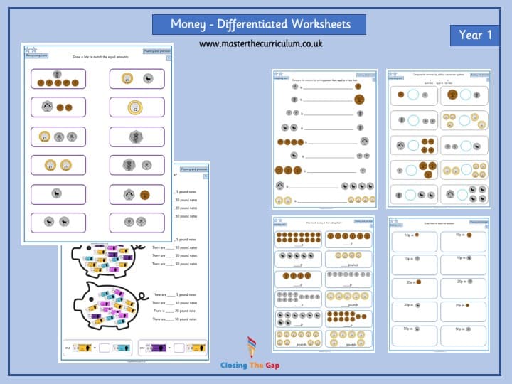 Inside 1 of Year 1 Editable Money Resources and Planning