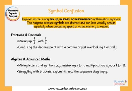 Inside 3 of Mastering Dyslexia – Maths Support