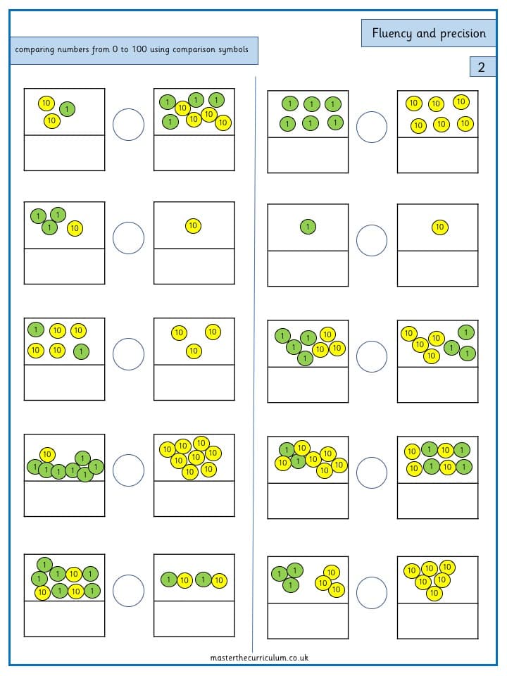 Inside 1 of Year 2 – Comparing numbers from 0 to 100 using comparison symbols (14)